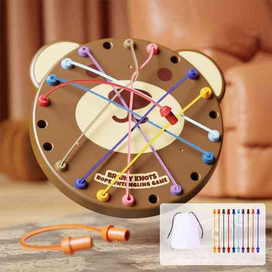 Настольная интерактивная игра Ummi ME-241 Cute Bear Rope Unravelling Game Херсон