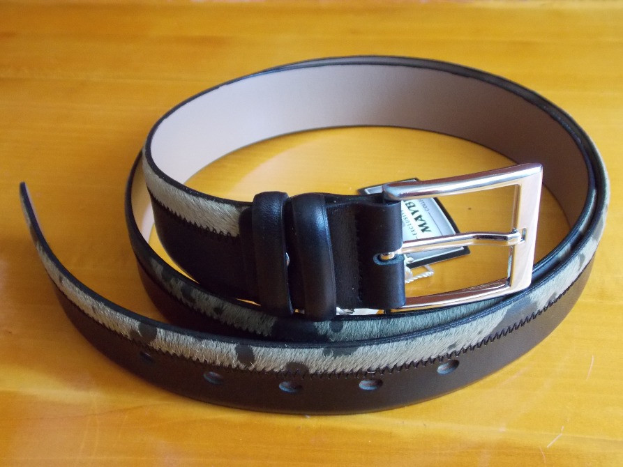 Ремень кожаный брючный новый Харків - зображення 1