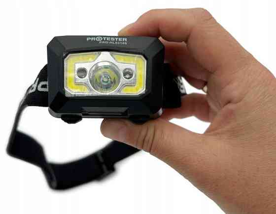 Фонарик налобный светодиодный (LED+COB) PROTESTER PRO-HL0314S Харків