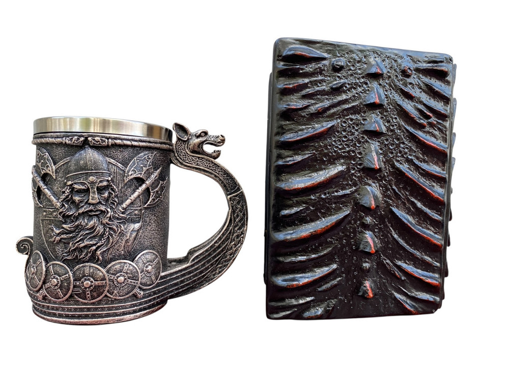 Подарочный набор Кружка 3D Корабль Викингов и Блокнот 3D «Око Пламенного Дракона» Київ - зображення 2