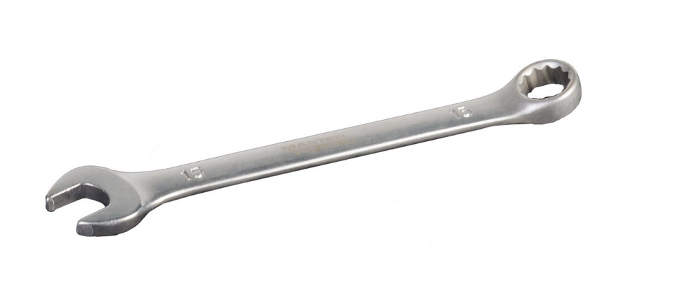 Ключ комбинированный MASTERTOOL 15 мм 31CrV3 DIN 3113 SS 71-1015 Харьков - изображение 1