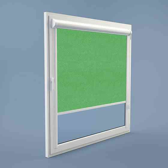 Рулонна штора Rolets Агат 2-2159-875 87.5x170 см закритого типу Зелена Київ