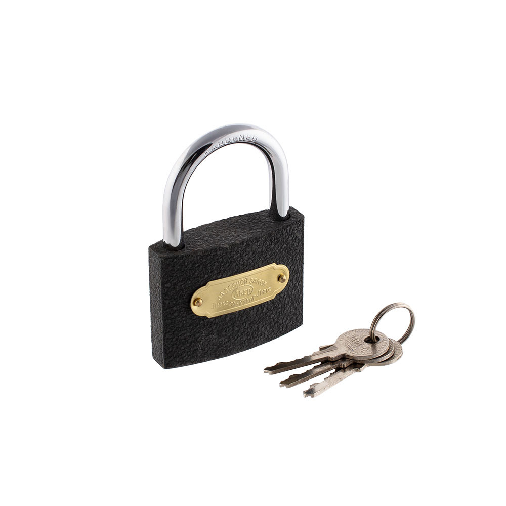 Замок навесной FZB серый легкий 75 мм Вінниця - зображення 1