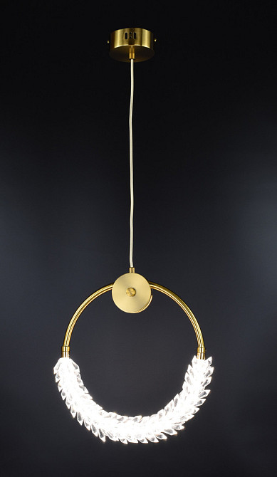 Люстра стельова LED MD9015/360 Латунь 40-180х10х33 см. Київ - зображення 1