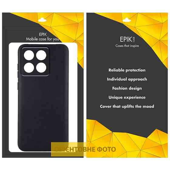 Чехол TPU Epik Black Full Camera для Xiaomi 15T Херсон