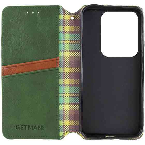 Кожаный чехол-книжка GETMAN Cubic (PU) для Motorola Edge 70 Fusion / 70 Fusion+ Херсон