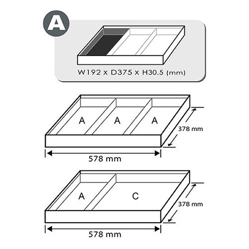 Набор ключей шарнирных 6-19мм  7ед. (в ложементе, тип А) TOPTUL GEA0703 Харків - зображення 2