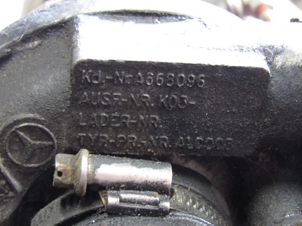 Турбина Mercedes A170 1.7 cdi 1998-2004 (A668096) Ковель - зображення 3
