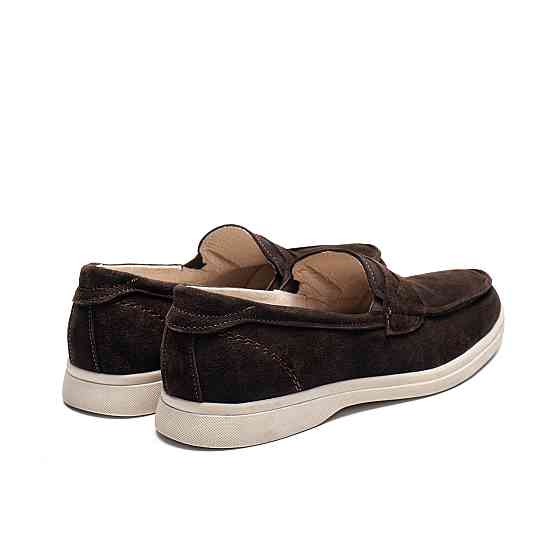 Мужские кожаные лоферы Dark Chocolate Київ