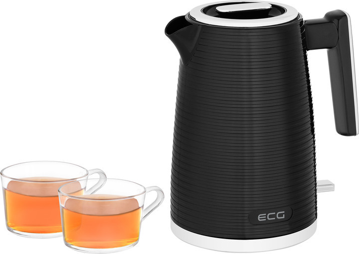 Электрочайник EСG RK 1751 Stripe 1.7 л черный Київ - зображення 8