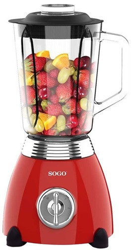 Блендер стационарный SOGO SS-5560 500 Вт красный Київ - зображення 1