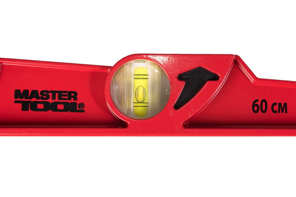 Уровень каменщика ударный MASTERTOOL 60 см с зеркалом 2 капсулы 0.5 мм/м 0.03° фрезерованная поверхн Харків - зображення 5