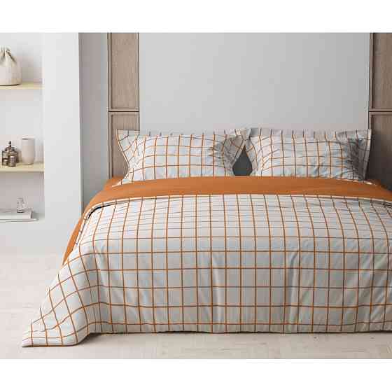 Постільна білизна двоспальне ТЕП Happy Sleep Terracotta Check 2-03795-25230 180х215 см Київ