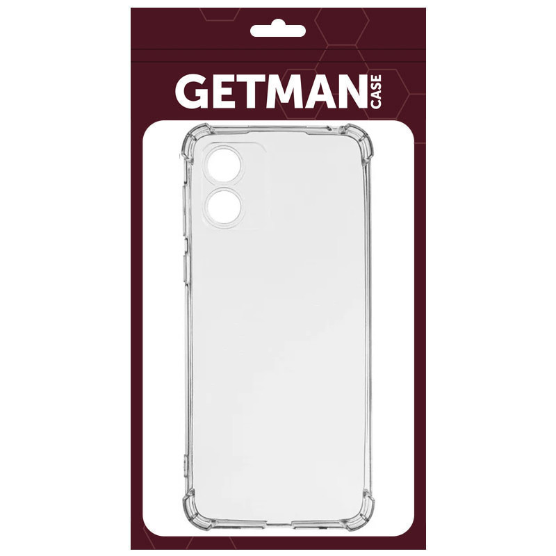 TPU чехол GETMAN Ease logo усиленные углы Full Camera для Motorola Moto E13 Херсон - изображение 3