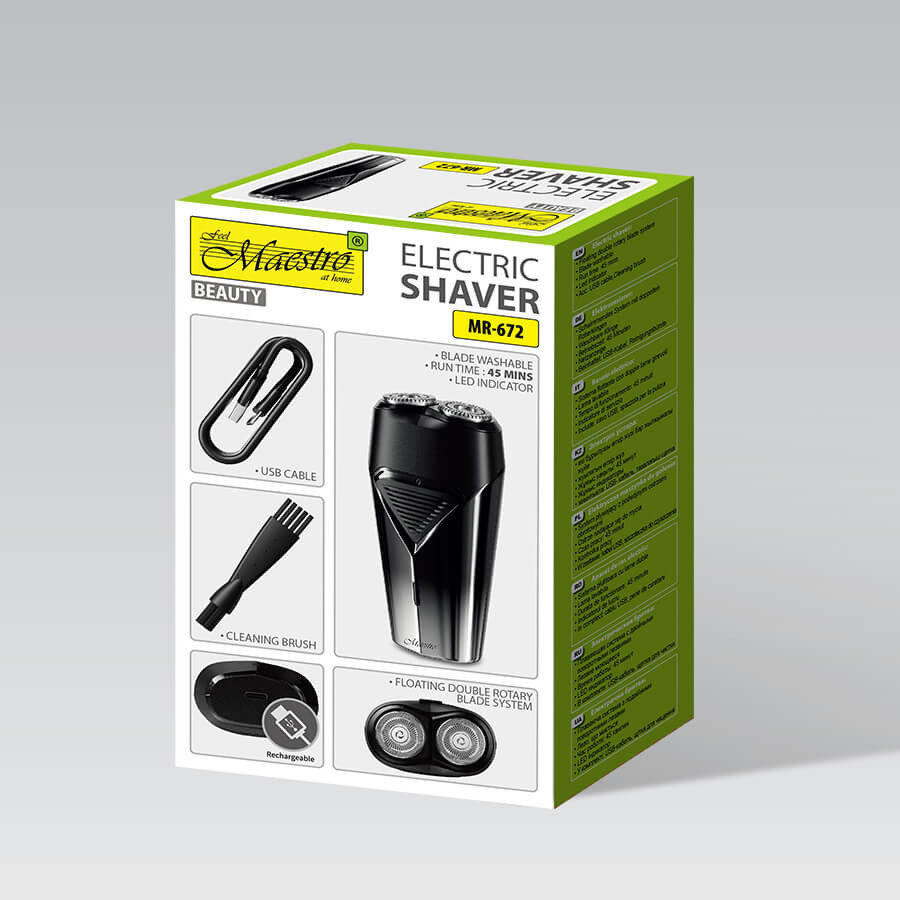 Электробритва Maestro MR-672 черная Київ - зображення 5