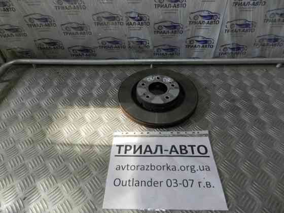 Диск тормозной передний Mitsubishi Outlander CU 2.4 БЕНЗИН 4G69 2003 перед. (б/у) Київ