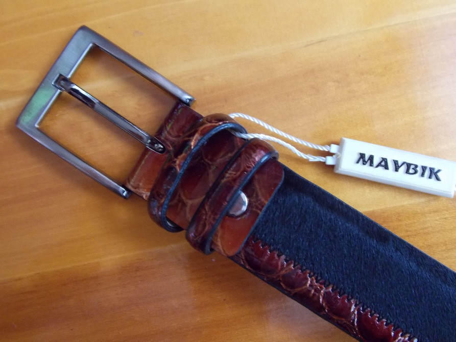 Брючный ремень кожаный новый Харків - зображення 2