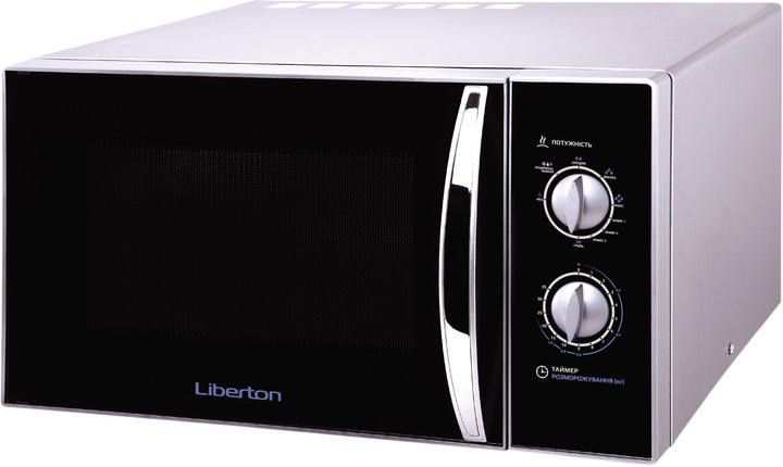Микроволновая печь с грилем Liberton LMW-2381MG 1000 Вт серебристая Київ - зображення 1