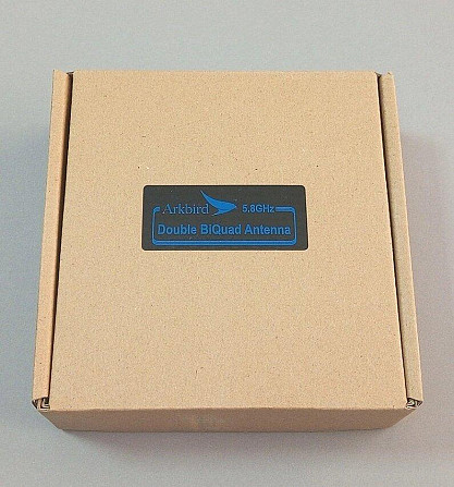 Антенна 5350-6300MHz 12dB, до 30W, Arkbird двойной биквадрат FPV/Wi-Fi, RP-SMA (гнездо) Дніпро - зображення 9