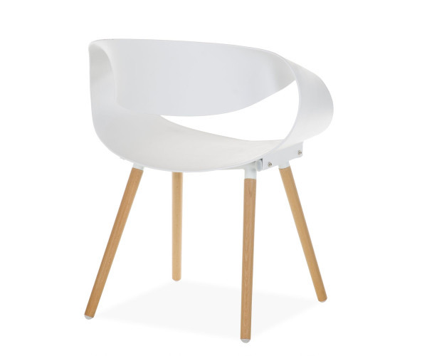 Стілець Берта пластиковий білий Днепр - изображение 4