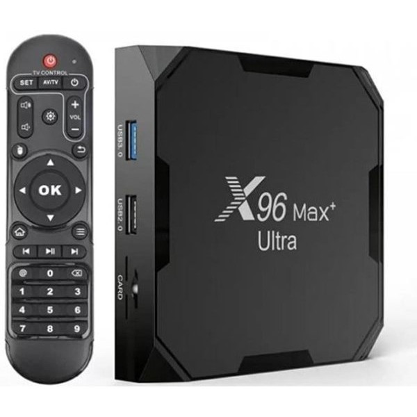 Vontar ТВ-приставка Smart TV X96 MAX+ Ultra 4/64GB Android TV (905x4) Black (Код товару:34953) Харьков - изображение 1