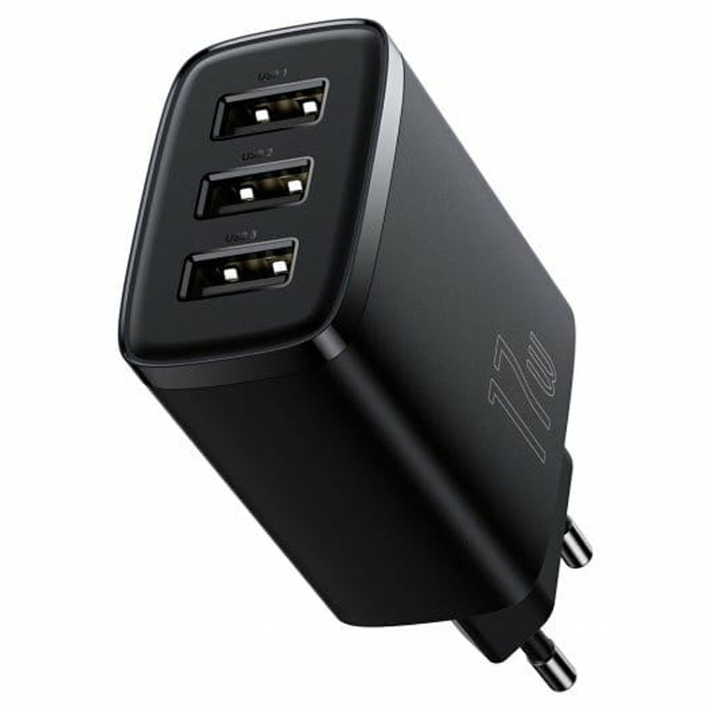 СЗУ Baseus Compact 17W (3USB-A) (CCXJ02) Херсон - зображення 2