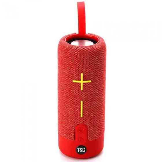 Колонка портативная Bluetooth T&G TG619 red красная Киев