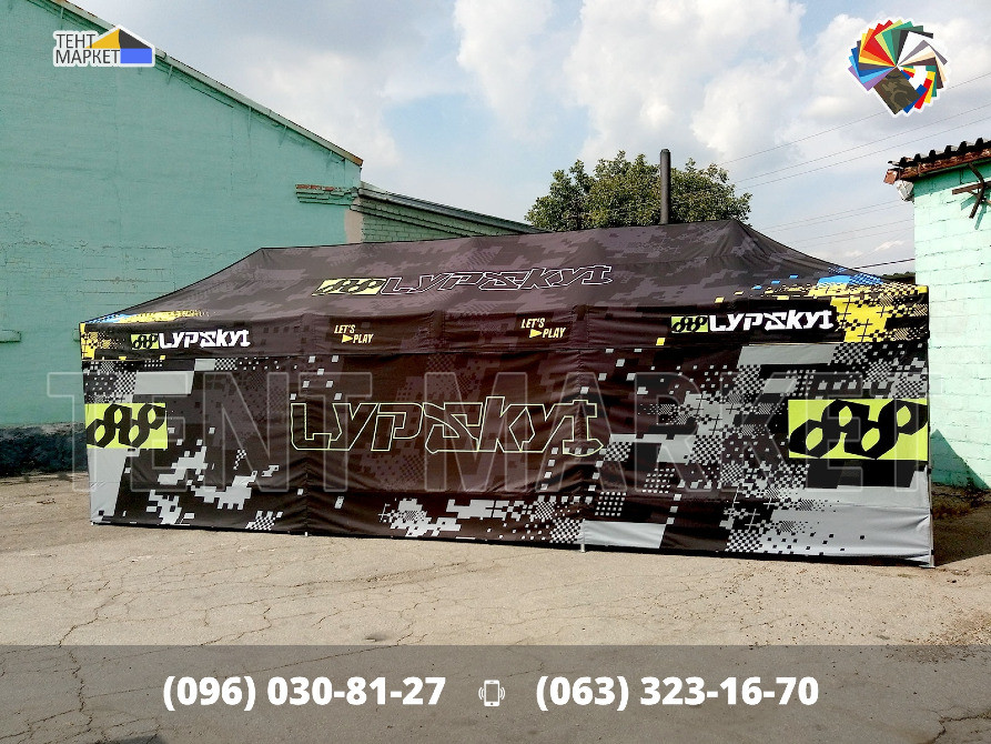 Racing Tent мобільні шатри палатки для автоспорту та мотоспорту з персональним дизайном виготовлення Запоріжжя - зображення 8