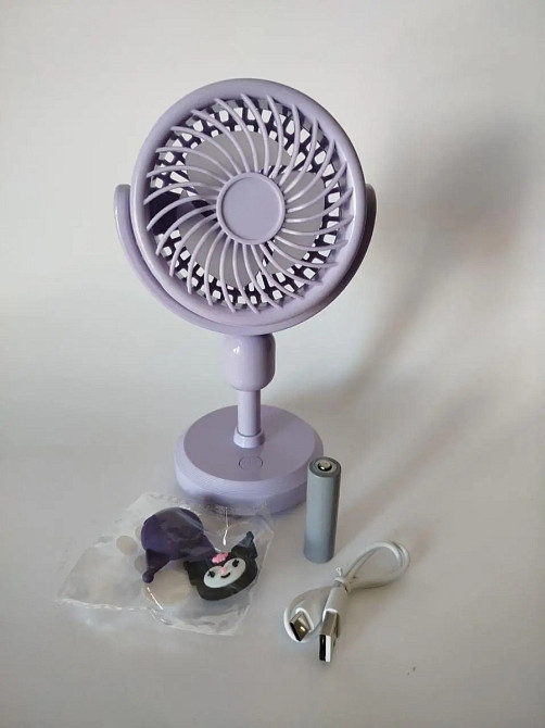 Вентилятор настольный Atlanfa 677-96 3 Вт фиолетовый Киев - изображение 3