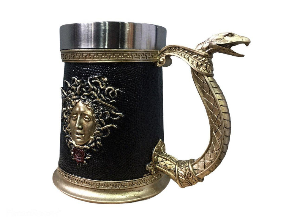 Кружка Чашка Медуза Горгона 3 Нержавеющая Сталь Київ - зображення 12