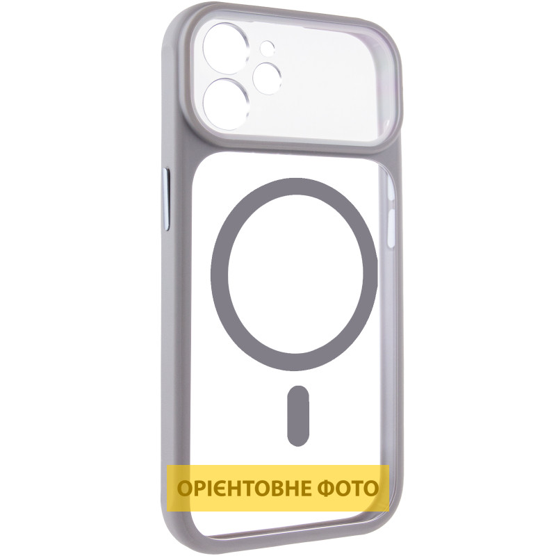 Чехол TPU+PC GETMAN Moon Clear with MagSafe для Apple iPhone 12 (6.1") Херсон - зображення 2