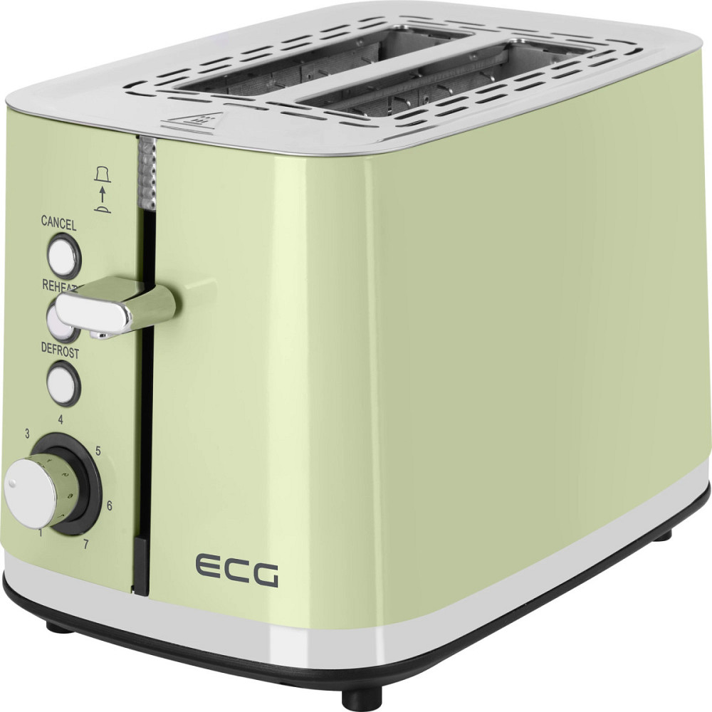 Тостер ECG ST 2766 Vintage Olive 925 Вт оливковый Киев - изображение 9