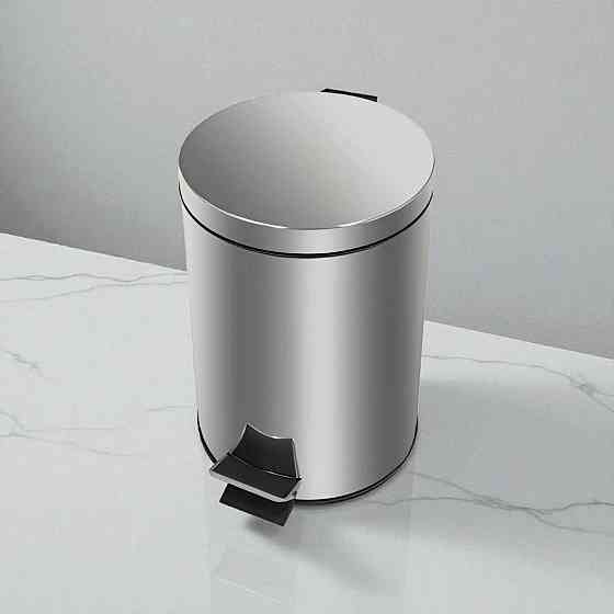 Ведро из нержавеющей стали с педалью,16 л, сатин (0106 S) Київ