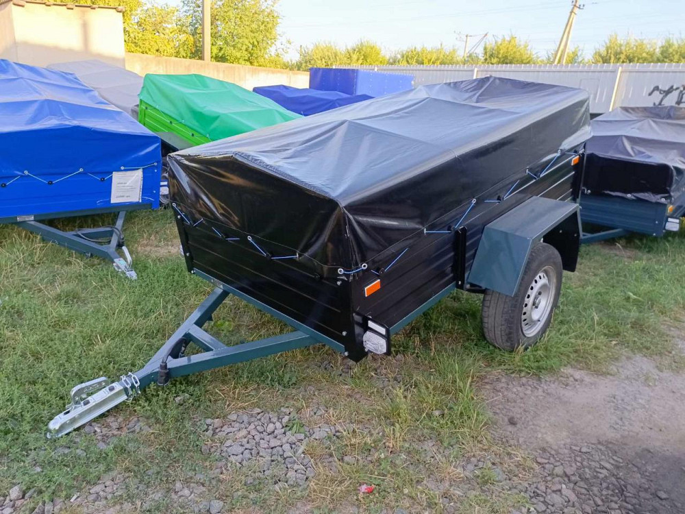 Тент на легковий причіп Старконь 2,00 х 1,20м ПВХ Єврофура Барышевка - изображение 1