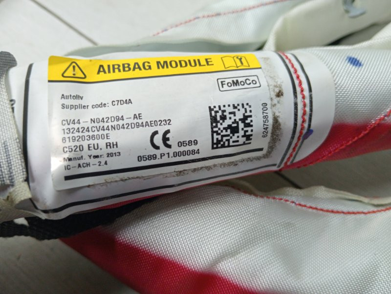 Airbag потолка(шторка) правый Ford Kuga CBS 2.0 DIESEL 2011 (б/у) Київ - зображення 4