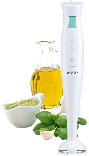 Блендер погружной SOGO SS-14210 200 Вт белый Київ - зображення 1