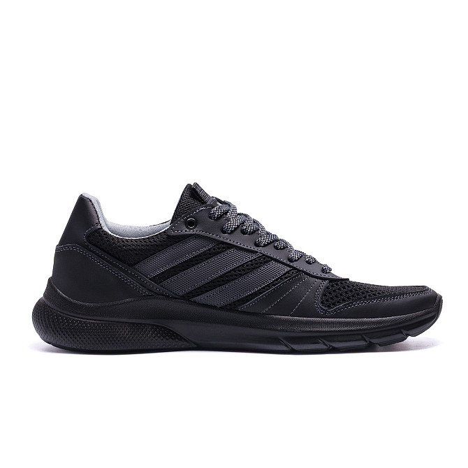 Мужские летние кроссовки сетка Adidas Tech Flex Black Киев - изображение 3