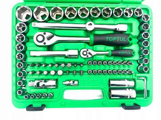 Автомобильный набор инструментов 1/4", 1/2" 108ед. (6-гр.) TOPTUL GCAI108R Харків