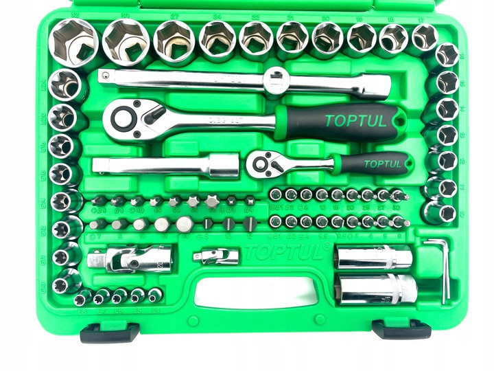 Автомобильный набор инструментов 1/4", 1/2" 108ед. (6-гр.) TOPTUL GCAI108R Харків - зображення 5