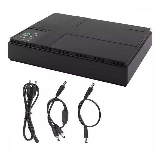 DM Портативне джерело живлення DC UPS 10400mAh Black (Код товару:38999) Харків - зображення 2