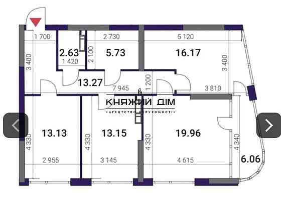 Продаж 3-х кімнатна квартира у ЖК Great. Київ