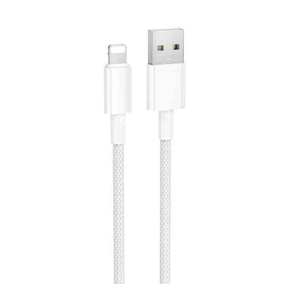 Дата кабель Borofone BX117 Source USB to Lightning 2.4A (1m) Херсон