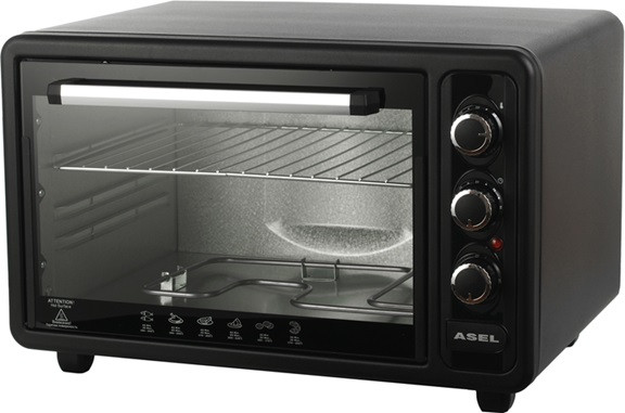 Электропечь ASEL AF40-23-Black 40 л черная Київ - зображення 3