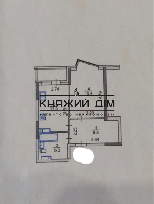 Продаж 1 кімнатна квартира м. Позняки КОД 21147761 Киев - изображение 11