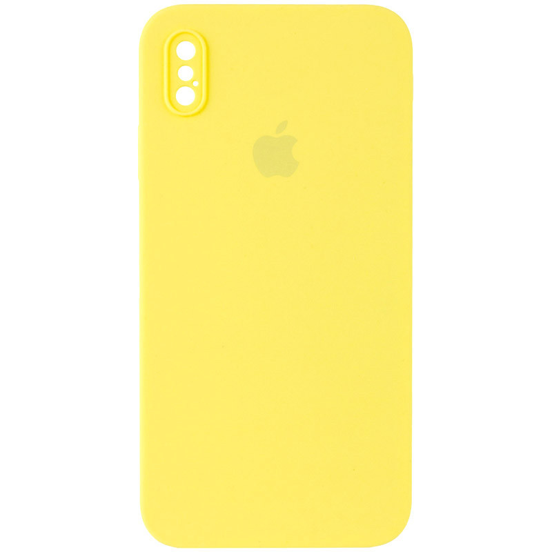 Чехол Silicone Case Square Full Camera Protective (AA) для Apple iPhone XS Max (6.5") Херсон - зображення 1