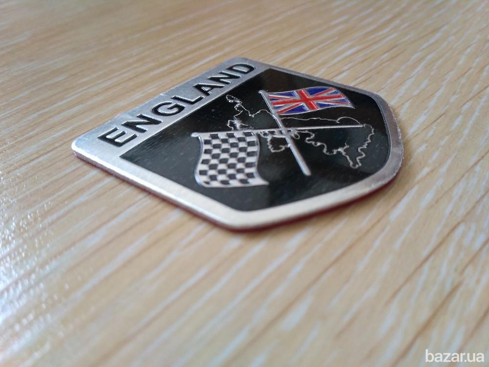 Наклейка на авто Флаг Англии алюминиевые на авто Бориспіль - зображення 2