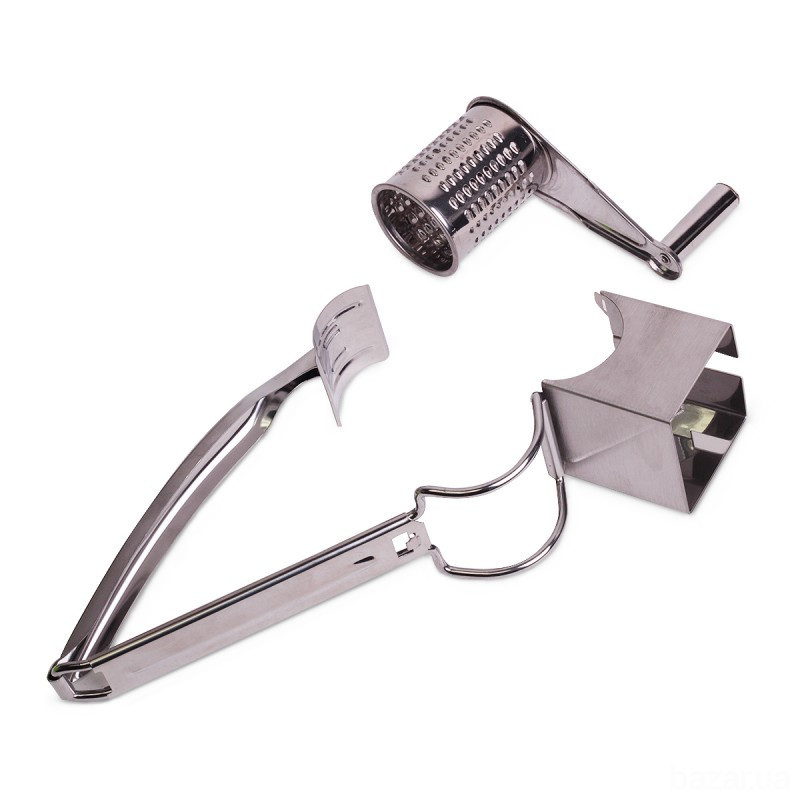 Терка механическая для сыра, шоколада, имбиря и сухофруктов Kamille Одеса - зображення 7