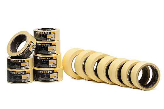 Лента малярная универсальная MASTERTOOL GripBond Pro 48 мм×30 м желтая 79-9929 Харків