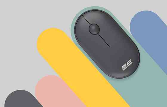 Мышь компьютерная безпроводная 2Е Silent WL BT Graphite black 2E-MF300WBK черная Київ