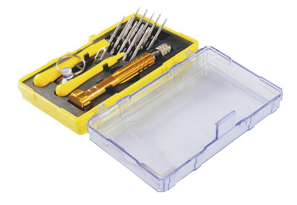 Насадки отверточные MASTERTOOL прецизионные с держателем для мобильных телефонов набор 15 шт 40-0163 Харків - зображення 2